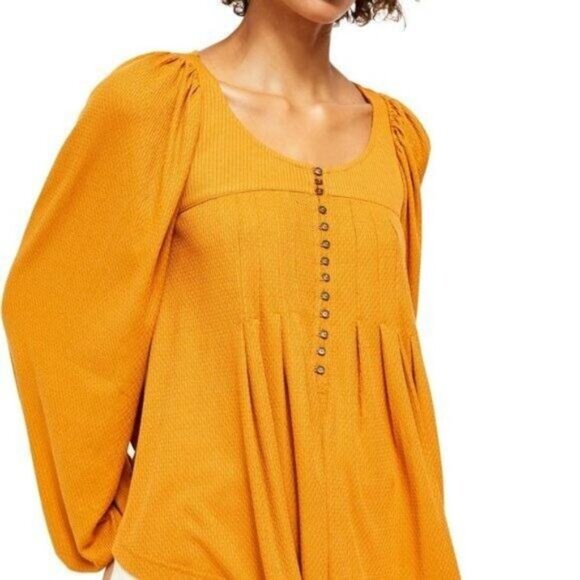 Free People Devin Top Scoop Neck Women's Size Small New with Tags - Picture 2 of 4